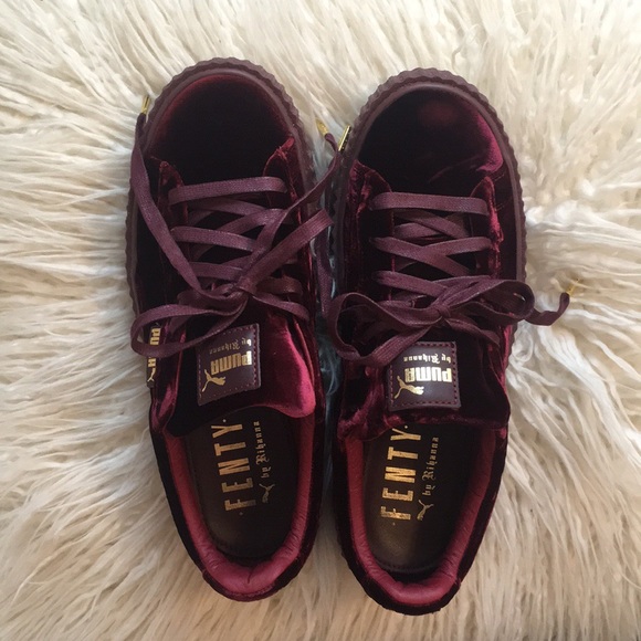puma rihanna velvet creepers
